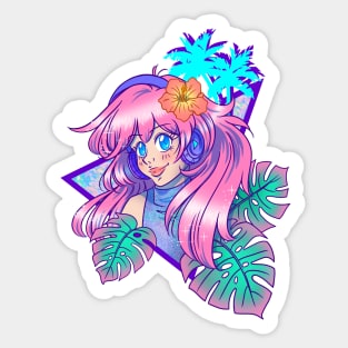 Plant Aesthetic Full Colour Version Sticker